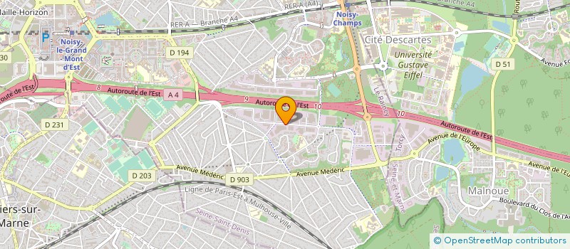 localisation de l'entreprise CEMT CENTRAL EXPLOITAT MATER THERMIQUES à NOISY-LE-GRAND