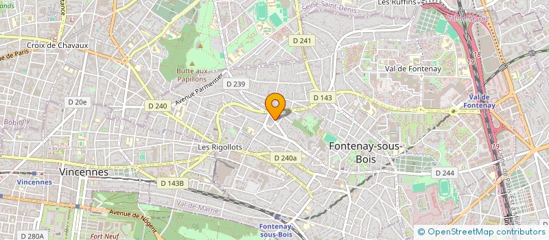 localisation de l'entreprise CEMV à FONTENAY-SOUS-BOIS