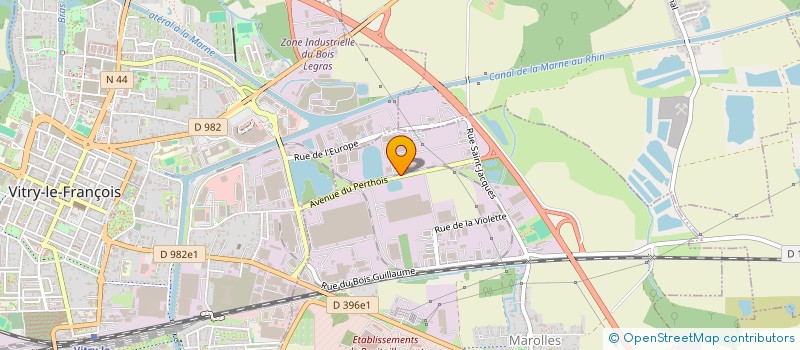 localisation de l'entreprise CEMVI INDUSTRIES  MAROLLES