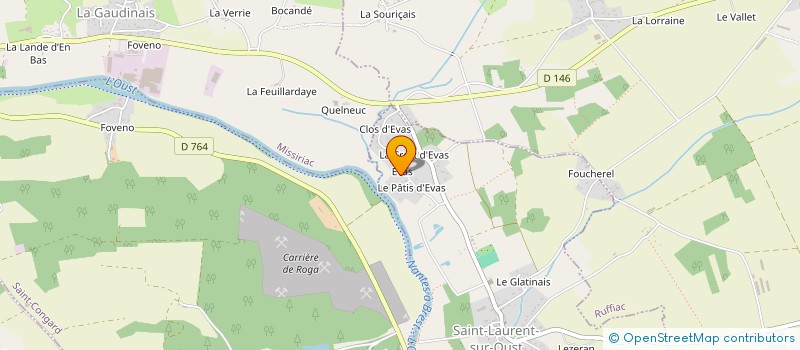 localisation de l'entreprise CEN 2  SAINT-LAURENT-SUR-OUST