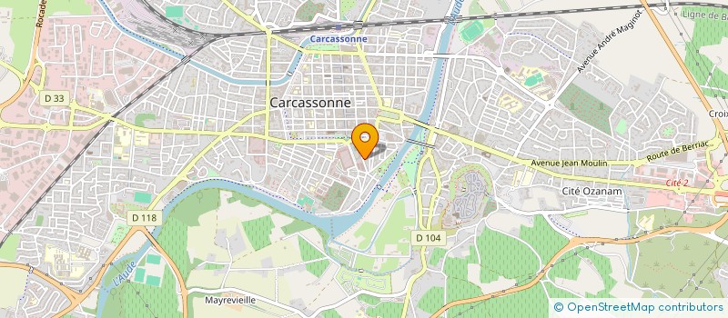 localisation de l'entreprise CEN ARCHEO MEDIEVALE LANGUEDOC à CARCASSONNE