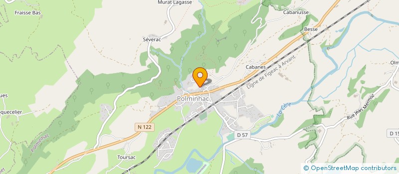 localisation de l'entreprise CEN - CLUB DES ELUS NUMERIQUES à POLMINHAC