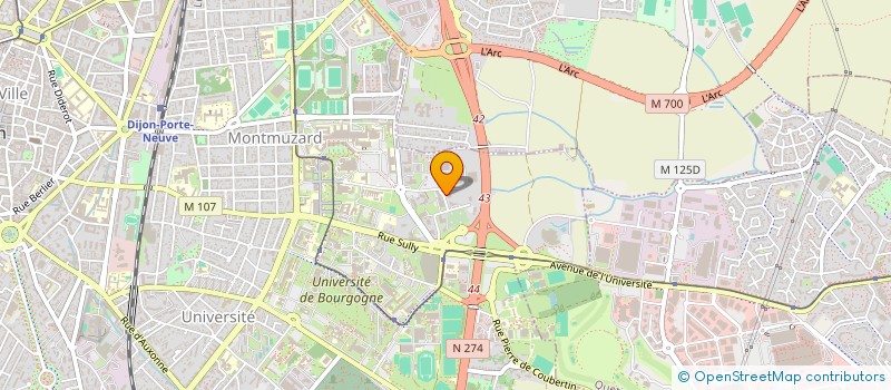 localisation de l'entreprise CEN EXPERIMENTAL à DIJON