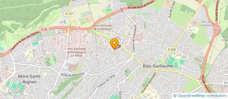 localisation de l'entreprise CEN IMMOBILIER DURABLE à BOIS-GUILLAUME