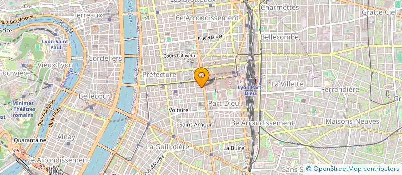 localisation de l'entreprise CEN INFORMAT PROFESSION VENTE à LYON