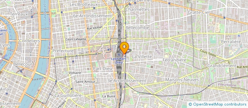 localisation de l'entreprise CEN NAT ETUDES INFORMATIQUES RHONE ALPES à LYON