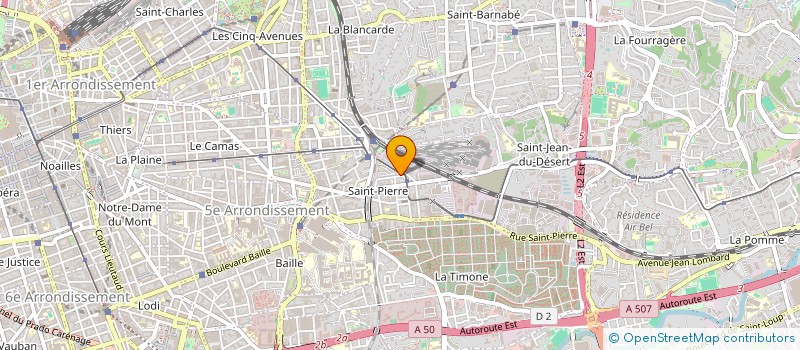 localisation de l'entreprise CEN NET à MARSEILLE
