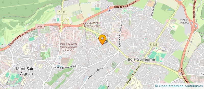 localisation de l'entreprise CEN PROMOTION 1 à BOIS-GUILLAUME