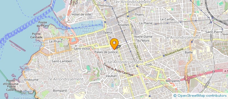 localisation de l'entreprise CEN PSYCHOTECHNIQUE REGIONAL à MARSEILLE