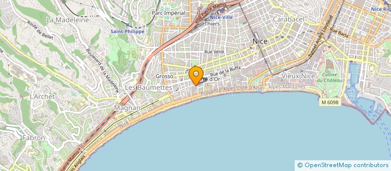 localisation de l'entreprise CEN REG INFO POUR TOUTES OPTIONS NOTOIRE à NICE