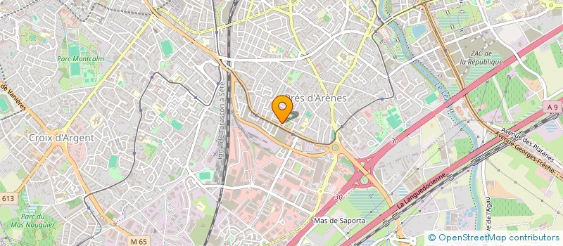 localisation de l'entreprise CEN REINSE POUR HANDICAPES à MONTPELLIER