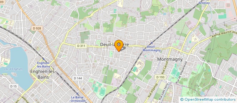 localisation de l'entreprise CENA  DEUIL LA BARRE