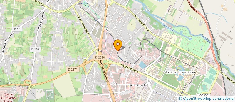 localisation de l'entreprise CENABUM 1 à OLIVET