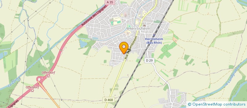 localisation de l'entreprise CENACLE  HERRLISHEIM