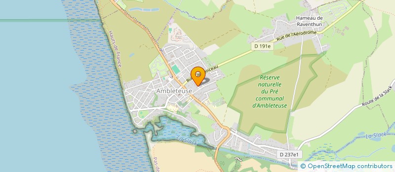 localisation de l'entreprise CENACLE DLC  AMBLETEUSE