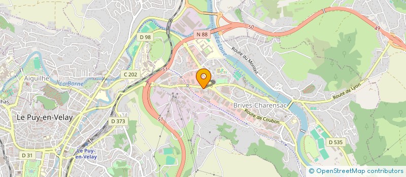 localisation de l'entreprise CENADELE à BRIVES-CHARENSAC