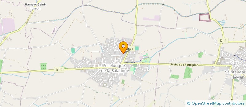 localisation de l'entreprise CENAEL  VILLELONGUE-DE-LA-SALANQUE