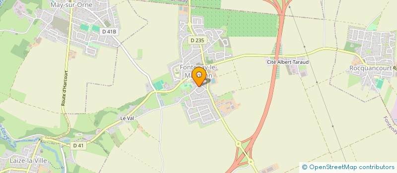 localisation de l'entreprise CENAH à FONTENAY-LE-MARMION