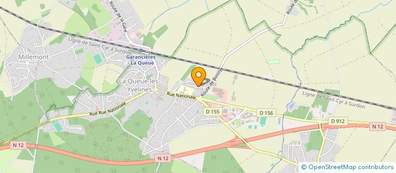 localisation de l'entreprise CENAPURE à LA QUEUE-LES-YVELINES