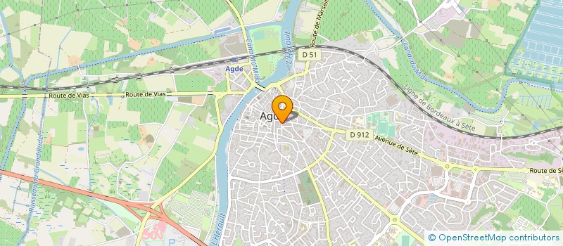 localisation de l'entreprise CENAR  AGDE