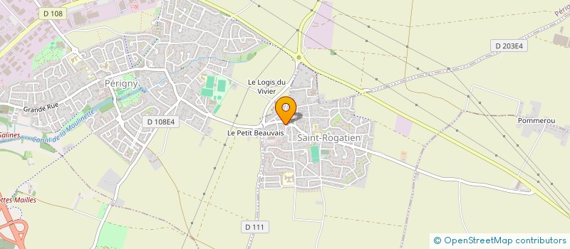 localisation de l'entreprise CENAT  SAINT-ROGATIEN