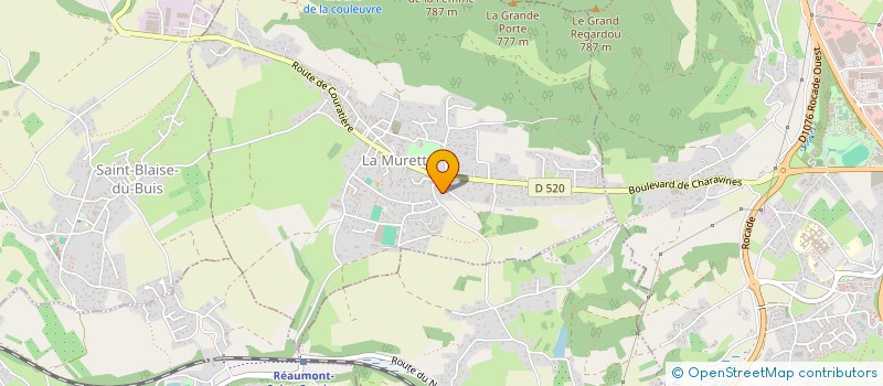 localisation de l'entreprise CENCARAT  LA MURETTE