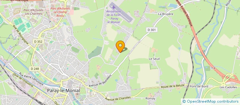 localisation de l'entreprise CENDOM PARTICIPATIONS  PARAY-LE-MONIAL