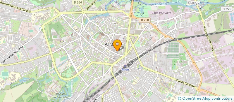 localisation de l'entreprise CENDRE DE CAILLOUX à ARRAS