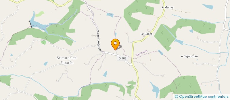 localisation de l'entreprise CENDRES-LECRON  MASCARAS