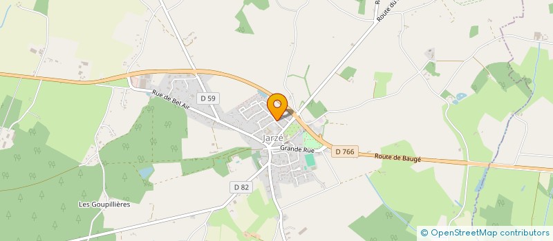 localisation de l'entreprise CENDREUSE  LOIRE-AUTHION