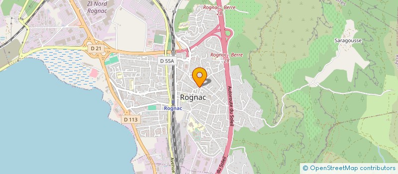 localisation de l'entreprise CENDRI PRO ENTRETIEN  ROGNAC