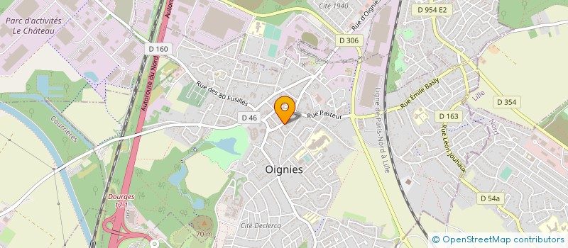 localisation de l'entreprise CENDRILLON à OIGNIES