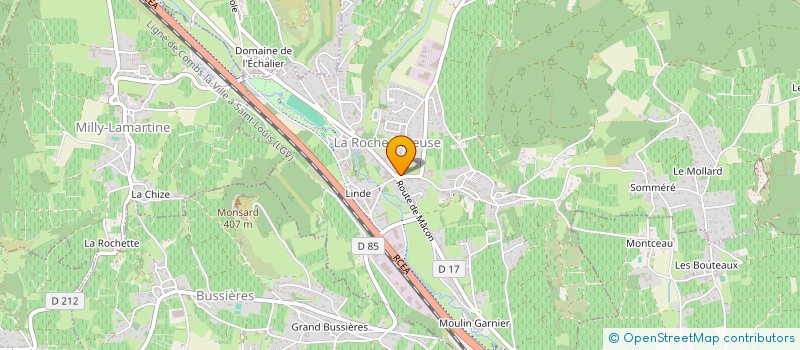 localisation de l'entreprise CENDRILLON  LA ROCHE-VINEUSE