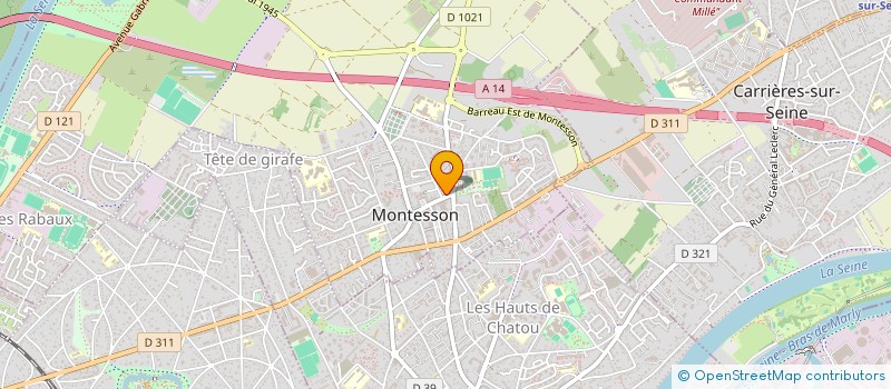 localisation de l'entreprise CENDRILLON à MONTESSON