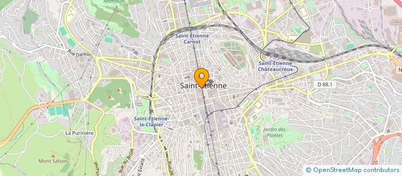 localisation de l'entreprise CENDRILLON MAITRE CHAUSSEUR à SAINT-ETIENNE