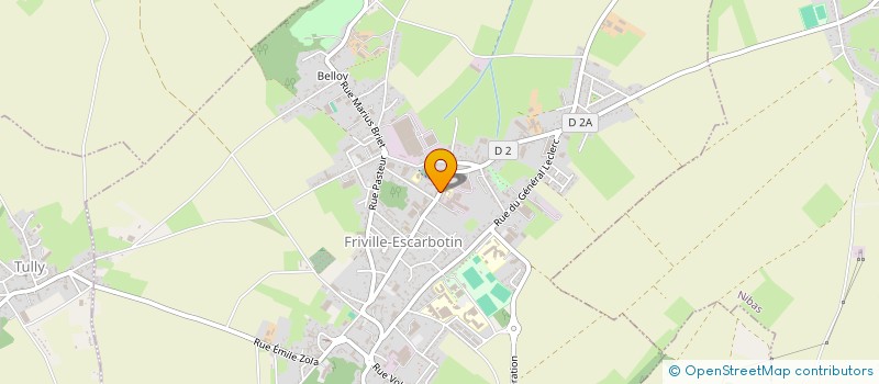 localisation de l'entreprise CENDRILLON SPORTS à FRIVILLE-ESCARBOTIN