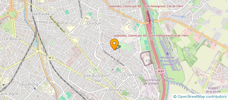 localisation de l'entreprise CENDRINET à TOULOUSE