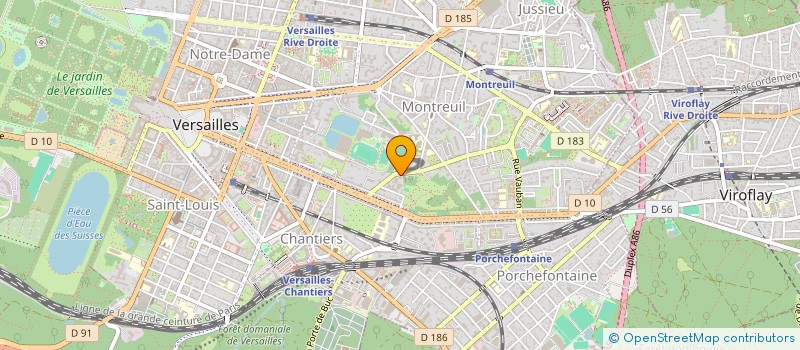 localisation de l'entreprise CENDRYEAH à VERSAILLES
