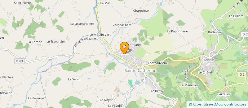 localisation de l'entreprise CENE  SAINTE-CATHERINE