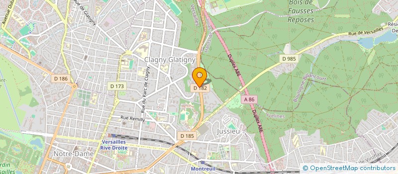 localisation de l'entreprise CENEA  VERSAILLES
