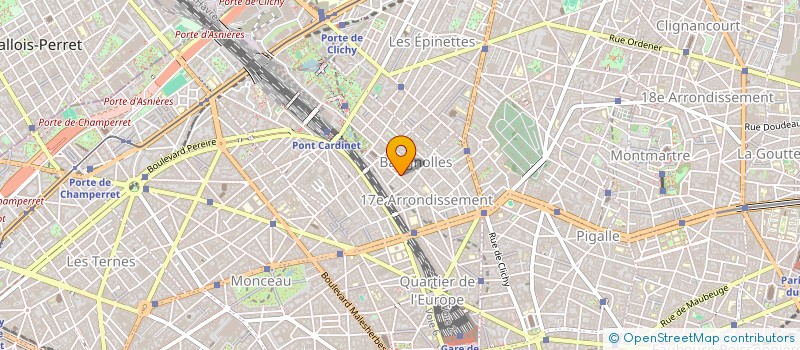 localisation de l'entreprise CENEFI SA  PARIS