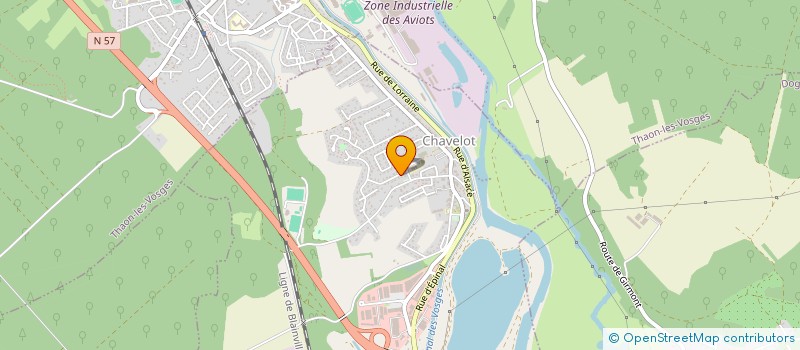 localisation de l'entreprise CENERAUX  THAON-LES-VOSGES