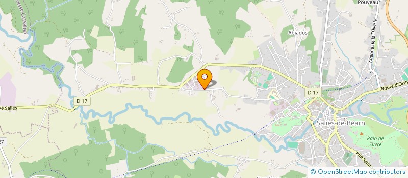 localisation de l'entreprise CENERGY à SALIES-DE-BEARN