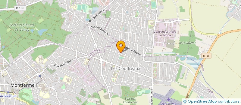 localisation de l'entreprise CENESS à CHELLES