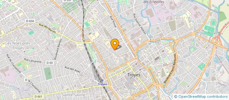 localisation de l'entreprise CENET AUBE à TROYES