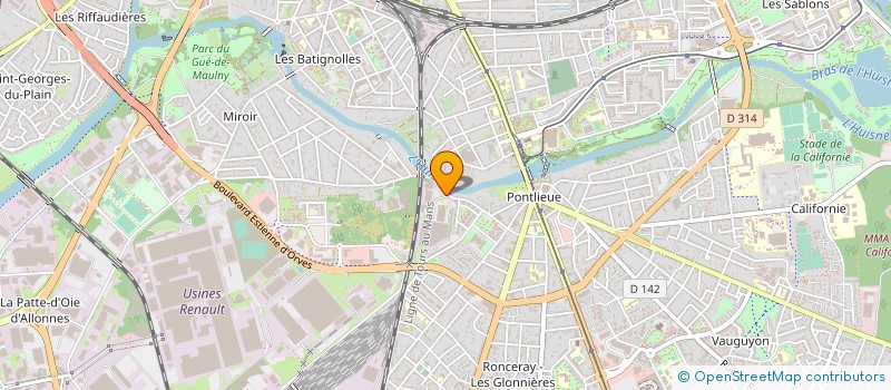 localisation de l'entreprise CENETT à LE MANS