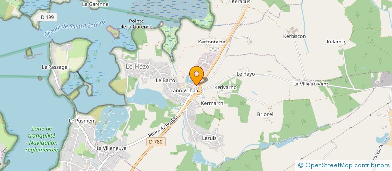 localisation de l'entreprise CENG IMMOBILIER  LE HEZO