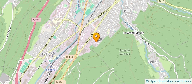 localisation de l'entreprise CENGIZ à OYONNAX