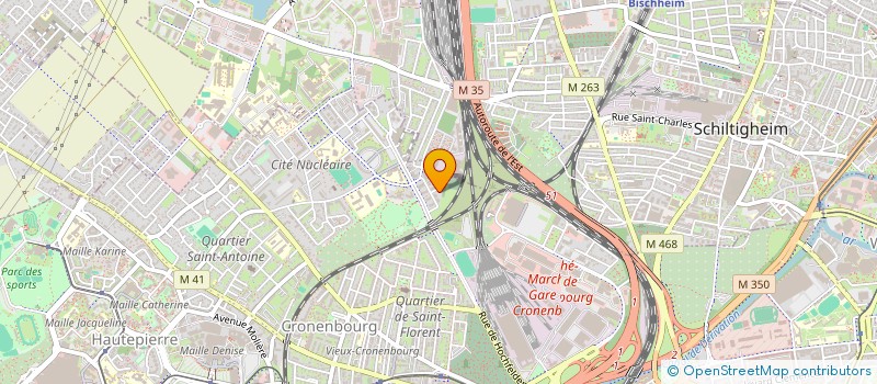 localisation de l'entreprise CENGIZ PEINTURE 67  STRASBOURG