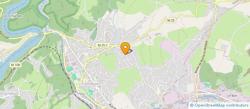 localisation de l'entreprise CENI  UNIEUX